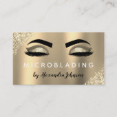 Glitter Sparkle Eyelashes Microblading Visitekaartje (Voorkant)
