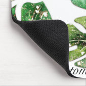 Glitter Sparkle Glam Tropical Leaves Chic Muismat (Hoek)