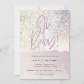 Glitter sparkle, klastige oh baby! douche (Voorkant)