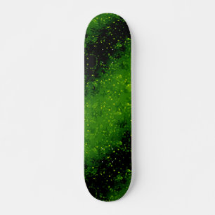 Glitter sparkle naadloze confetti green shine persoonlijk skateboard