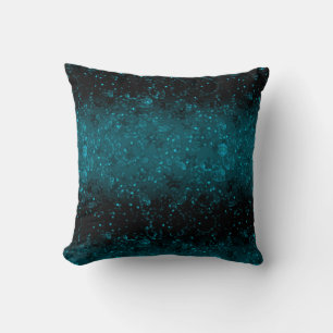 Glitter sparkle naadloze confetti turquoise shine kussen