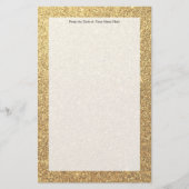 Glitter Sparkle Pattern-achtergrond Briefpapier (Voorkant)