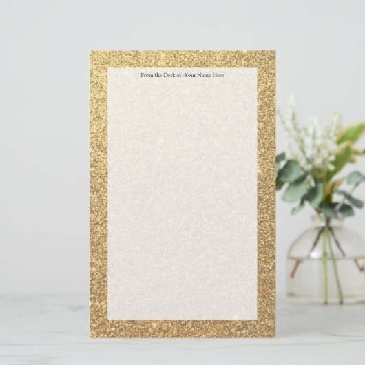 Glitter Sparkle Pattern-achtergrond Briefpapier (Staand voorkant)