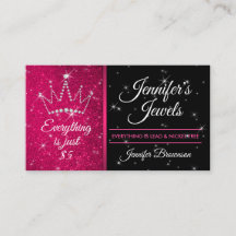 Glitter Sparkle Pink Crown Juwels Accessoires