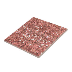 Glitter Sparkle Roze Goud Sequins look Tegeltje