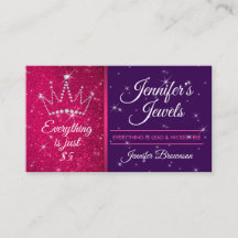 Glitter Sparkle Roze paarse Sieraden Accessoires