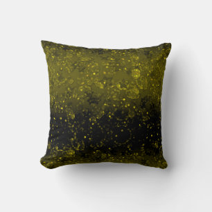Glitter sparkle seamless confetti green shine dark kussen