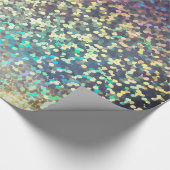 Glitter sparkle sequentie in confetti meerkleurige cadeaupapier (Hoek)