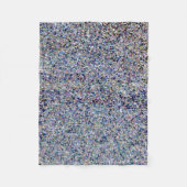 Glitter Sparkle Shiny Shimmer Glitter Fleece Deken (Voorkant)