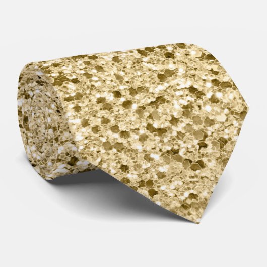 Glitter Sparkle Shiny Shimmer Stropdas (Opgerold)