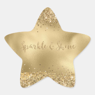 Glitter Sparkle Ster Sticker
