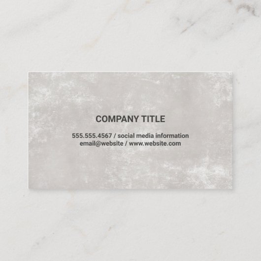 Glitter Sparkle Visitekaartje (Achterkant)