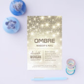 Glitter Sparkles Beauty Salon Flyer (Enkel)