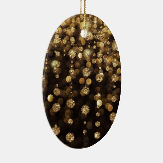 Glitter Sparkles Keramisch Ornament (Rechts)