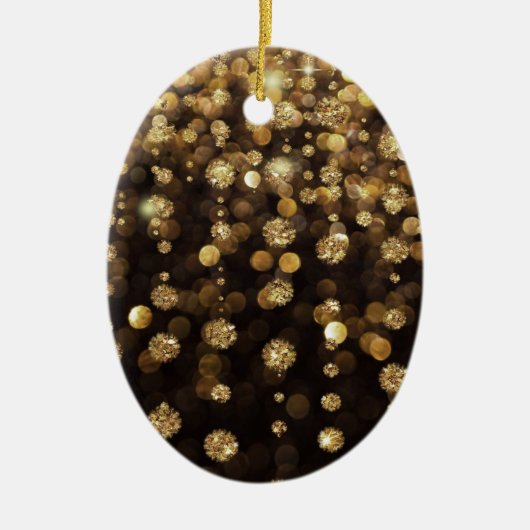 Glitter Sparkles Keramisch Ornament (Voorkant)