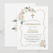 Glitter Sparkles Lijst Flowers Gold-bevestiging Kaart (Voorkant / Achterkant)