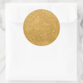 Glitter Sparkles Ronde Sticker (Tas)