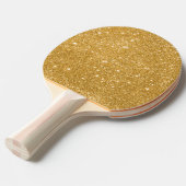 Glitter Sparkles Tafeltennisbatje (Voorkant Gekanteld)