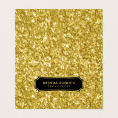 Glitter & Sparkles Visitekaartje (Buitenkant ongevouwen)