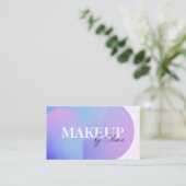 Glitter Sparkling Beauty Salon Make-up Artiest Visitekaartje (Staand voorkant)