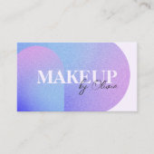 Glitter Sparkling Beauty Salon Make-up Artiest Visitekaartje (Voorkant)