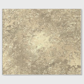 Glitter Sparkly Molten Gold Marble Shiny Metallic Cadeaupapier (Vlak)