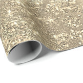 Glitter Sparkly Molten Gold Marble Shiny Metallic Cadeaupapier (Rol Hoek)