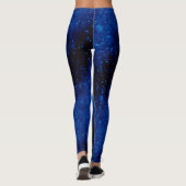 Glitter sparren naadloze confetti marshine donker leggings (Achterkant)