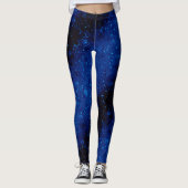 Glitter sparren naadloze confetti marshine donker leggings (Voorkant)
