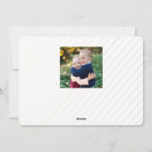 Glitter Speelse JOY Foto Feestdagenkaart (Achterkant)