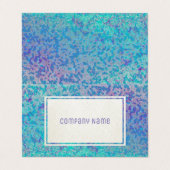 Glitter Star Dust, gevouwen Visitekaartje (Buitenkant ongevouwen)