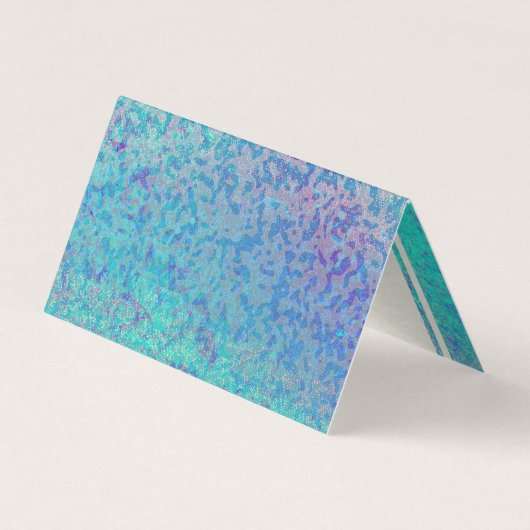 Glitter Star Dust, gevouwen Visitekaartje (Achterkant)