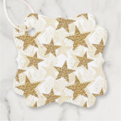 Glitter Star Gift Bedankjes Labels (Voorkant)