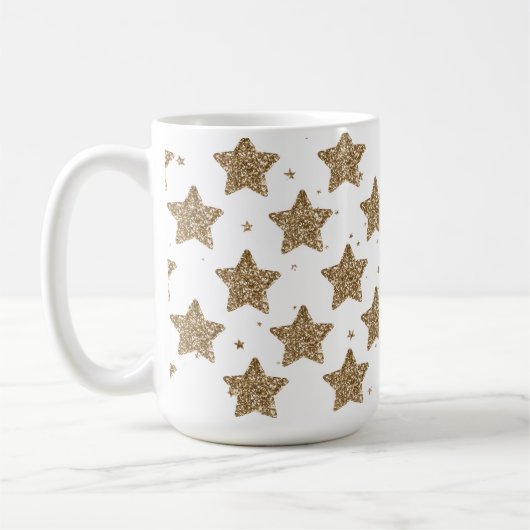 Glitter Star-Mok Koffiemok (Links)