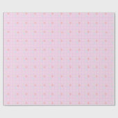 Glitter Star Textuur Roze Inpakpapier (Vlak)
