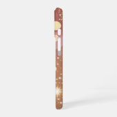 Glitter Starlight Bokeh iPhone 16 Hoesje (Linkerkant)