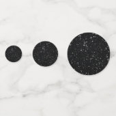 Glitter Stars2 - Silver Black Confetti (Voorkanten)