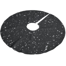 Glitter Stars2 - Silver Black Kerstboom Rok