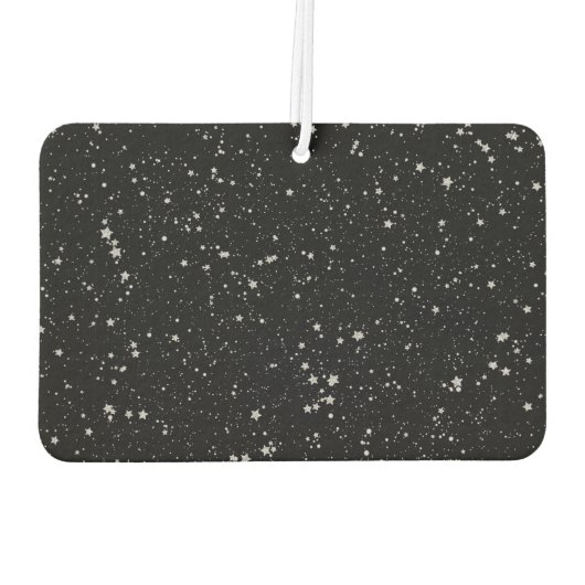 Glitter Stars2 - Silver Black Luchtverfrisser (Achterkant)