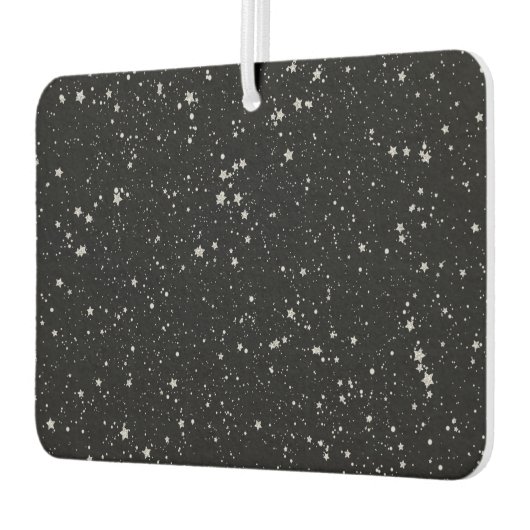 Glitter Stars2 - Silver Black Luchtverfrisser (Links)