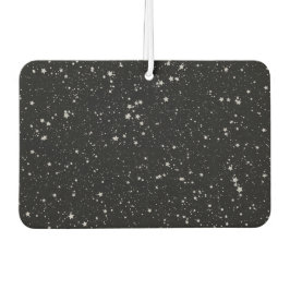 Glitter Stars2 - Silver Black Luchtverfrisser