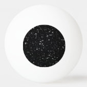 Glitter Stars2 - Silver Black Pingpongbal (Voorkant)