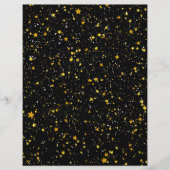 Glitter Stars3 - Gold Black Flyer (Voorkant)