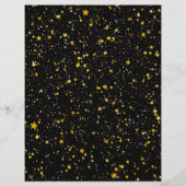 Glitter Stars3 - Gold Black Flyer (Achterkant)