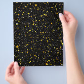 Glitter Stars3 - Gold Black Flyer (Hand)