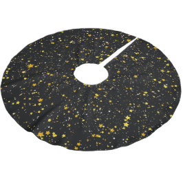 Glitter Stars3 - Gold Black Kerstboom Rok