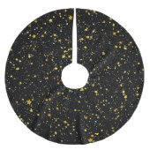 Glitter Stars3 - Gold Black Kerstboom Rok (Voorkant)
