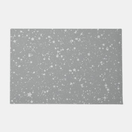 Glitter Stars4 - Zilver Deurmat
