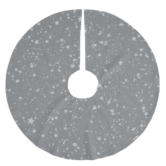 Glitter Stars4 - Zilver Kerstboom Rok (Voorkant)