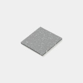 Glitter Stars4 - Zilver Post-it® Notes (Schuin)